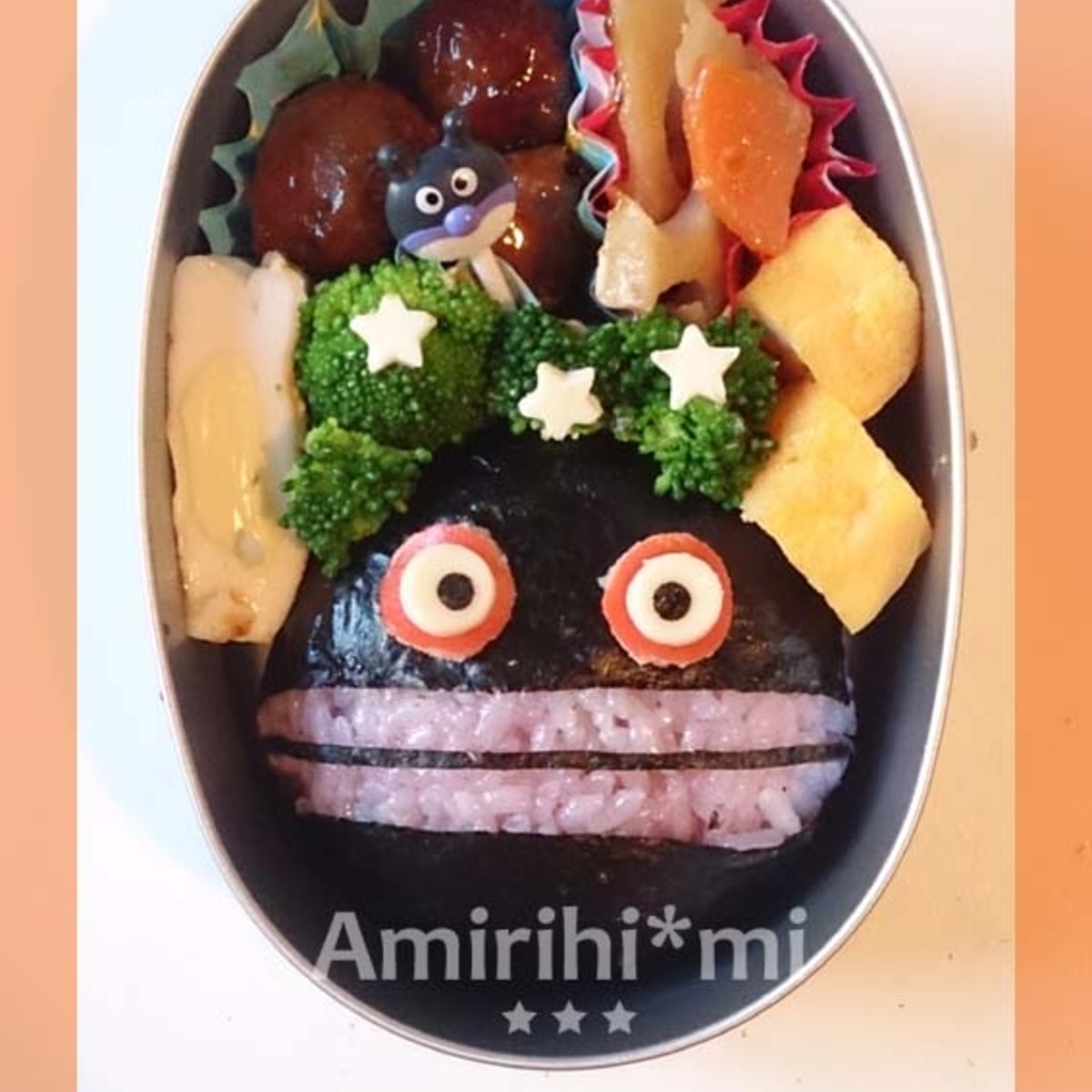 キャラ弁 悪者だって大人気 だだんだん レシピ 作り方 By あみりひ みぃ 楽天レシピ